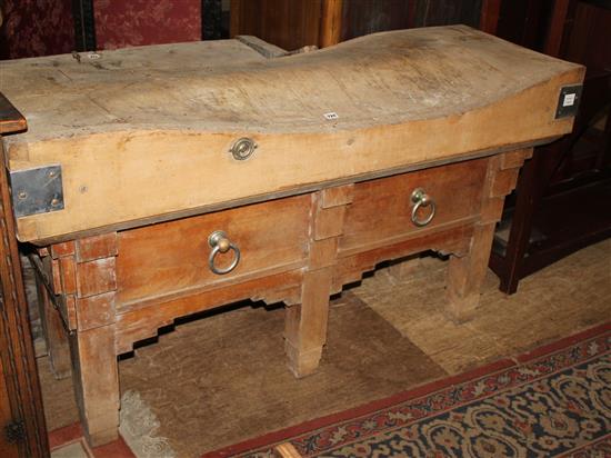 A butchers block